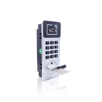 Cerradura Electrónica Inteligente para Gabinetes con Tres Métodos de Desbloqueo: Contraseña, Tarjeta y Llave, para Cajas de Distribución, Archivadores y Gabinetes de Almacenamiento