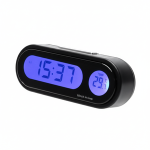 เครื่องวัดอุณหภูมินาฬิกาดิจิตอลในรถยนต์ แดชบอร์ด อุปกรณ์ตกแต่งภายในพลาสติกอเนกประสงค์ - Product Image 1