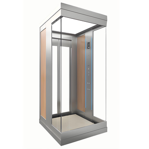 Montacarichi in vetro <span class=keywords><strong>elevatore</strong></span> di trazione porta automatica 3 piani ascensore personale - Product Image 1