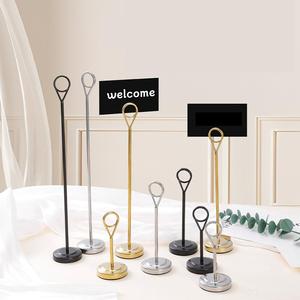Forniture di Lusso <span class=keywords><strong>per</strong></span> Hotel, Porta-Nome in Metallo Dorato <span class=keywords><strong>per</strong></span> Banchetti Nuziali, Porta-Numero da <span class=keywords><strong>Tavolo</strong></span> in Acciaio Inox con Stampa a 3 Colori <span class=keywords><strong>per</strong></span> Ristoranti - Product Image 3