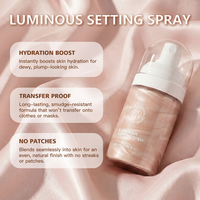 Spray Fixateur Lumineux Longue Tenue Anti-transfert Hydratant Effet Rosée Fini Naturel Brume Fixatrice de Maquillage