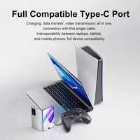 Kabel USB 4.0 ULT-unite Tipe C 10 Kaki 240W 40Gbps 8K 60Hz Tipe C ke C dengan Transfer Data 40 Gbps