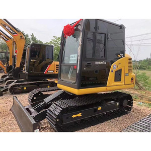 รถขุดตีนตะขาบ Komatsu PC70 สภาพใหม่เกือบใช้งาน น้ำหนักใช้งาน 7 ตัน ความจุบุ้งกี๋ 0.38 ลบ.ม. พร้อมวิดีโอตรวจสอบ - Product Image 2