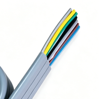 TVVBPG PVC-isoliertes, stahlverstärktes Flachseil für Aufzüge, Kupfer-Hochzugkabel mit Anti-EMI-Schutz für Aufzugssteuerung