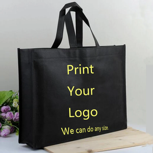 Sac fourre-tout non tissé réutilisable avec logo personnalisé bon marché de grande capacité pour le shopping Sac en <span class=keywords><strong>tissu</strong></span> de transport réutilisable pour salon commercial - Product Image 3