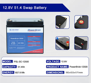 CBAK 12.8V 20-300Ah LiFePO4リチウム鉄電池モジュール 2000サイクル IP56 交換式バッテリーパック -20～60℃ 最大負荷4セル モデル12500 - Product Image 4