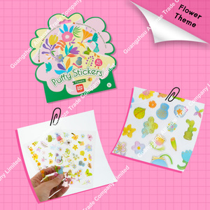 4 Phong Cách Dễ Thương Món Quà 3D Nhựa Phim Hoạt Hình Dán Vũ Trụ Đại Dương Vỏ Hoa Và Nhựa Tủ Lạnh Puffy Dán Tùy Chỉnh Tấm - Product Image 2