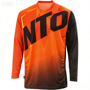 Combinaison <span class=keywords><strong>de</strong></span> course <span class=keywords><strong>de</strong></span> descente en VTT pour homme, combinaison <span class=keywords><strong>de</strong></span> cross-country à manches longues, t-shirt à séchage rapide, vêtements <span class=keywords><strong>de</strong></span> moto pour homme, course - Product Image 2