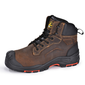 Bottes de sécurité Safetoe résistantes à l'huile et au glissement |   Norme EN ISO 20345 S7 / ASTM |   Cuir véritable imperméable - Product Image 1