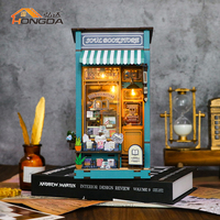 Hongda nouveau Style M2314 Soul librairie 3d livre en bois Nook Kit bricolage livre Nook à vendre