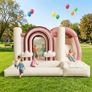 Castillo Inflable Yibei para Interiores y Exteriores con Tobogán y <span class=keywords><strong>Piscina</strong></span>, <span class=keywords><strong>Casa</strong></span> de Brinco Inflable, Equipo de Entretenimiento para Niños y Adultos en <span class=keywords><strong>Alquiler</strong></span> - Product Image 5