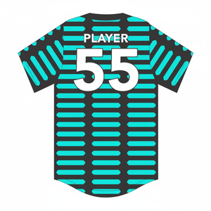 เสื้อเบสบอลของผู้ชายเสื้อฮิปฮอปฮิปสเตอร์มีกระดุมแขนสั้นระบายอากาศว่างเปล่าขายส่ง - Product Image 1