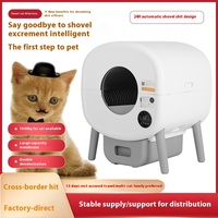 Litière automatique intelligente OEM pour chat, toilette autonettoyante, inodore, facile à nettoyer, soins électriques pour animaux de compagnie