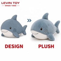 Peluche Requin Bleu Très Demandée, Personnalisée, Jouet en Peluche Animal Personnalisé, Peluche Douce Personnalisée pour Enfants, Cadeau, Fabrication OEM