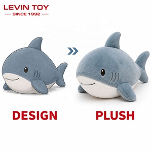 Peluche Requin <span class=keywords><strong>Bleu</strong></span> Très Demandée, Personnalisée, Jouet en Peluche Animal Personnalisé, Peluche Douce Personnalisée pour Enfants, Cadeau, Fabrication OEM - Product Image 1