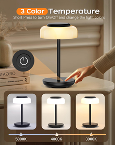 Creative <b>Led</b> <b>Table</b> Lamp Cordless Desk Lamps Rechargeable Portable Restaurant Luxury Modern Romantic Dinner <b>Light</b> <b>Table</b> Desk Lamp - Product Image 2