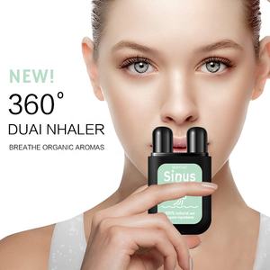 Oem/Odm <span class=keywords><strong>Sinus</strong></span> Druk Neusinhalator Voor Congestie, Verstopte Neus Aromatherapie Inhalator Met Natuurlijke Etherische Oliën - Product Image 3