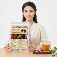 Tisane aux huit trésors de ginseng en sachets, thé aromatisé avec maca, baies de goji et dattes rouges pour le bien-être quotidien OEM/ODM