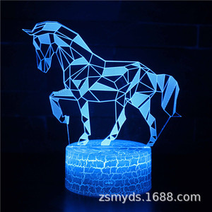 Lampada da Tavolo Decorativa a Forma di Cavallo Senya-Pro, Luce LED Calda per Camera da Letto, Soggiorno, Scrivania, Comodino, Arredamento Casa, Regalo - Product Image 3