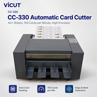 Découpeuse automatique de cartes de visite format Lettre (88*63mm) à alimentation par feuille, découpeuse de cartes à jouer, découpeuse de cartes d'identité pour la publicité de produits