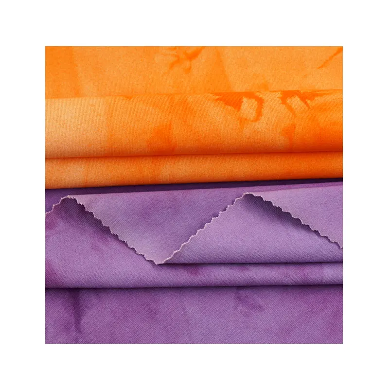 4-weg Stretch Tie Dye Gebreide Jersey Stof Voor Yogawears