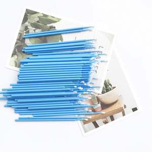 100 pièces/sac, Applicateurs micro-brosses jetables <span class=keywords><strong>pour</strong></span> extensions de cils, en cristal rose, polyvalents <span class=keywords><strong>pour</strong></span> cils et usage dentaire - Product Image 5