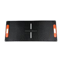 Panneau solaire pliable ETFE durable, chargeur solaire étanche haute puissance avec batterie de secours, chargeur solaire étanche ETFE