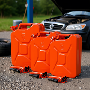 Bidon à essence en acier de 20 L avec bec verseur flexible pour voitures à essence, équipement de service pétrolier - Product Image 2