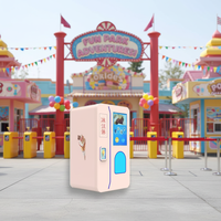 Distributeur automatique de crème glacée en libre-service 24h/24 pour parc d'attractions, aéroport, centre commercial