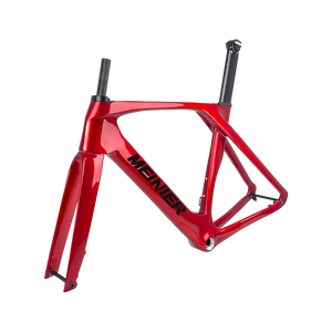 Cadre de vélo de route 700C, ensemble de cadre de vélo en fibre de carbone BSA-T47 (86 mm), cadre de vélo de route à dérailleur mécanique, cadre de vélo de route en carbone - Product Image 2