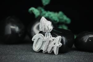 Nueva Colección de Colgantes de Plata de Ley 925 con Moissanita, Regalo de Boda Hip Hop para Aniversario, Compromiso, Fiesta, por Phoenix Enterprise - Product Image 4