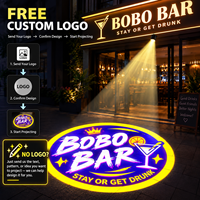 Projecteur de logo personnalisé, projecteur Gobo extérieur étanche, 40W 60W 100W 150W 200W LED, éclairage publicitaire pour la promotion de la marque