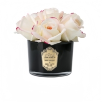 Vente en gros Expédition personnalisée Fleur de parfum de rose pour diffuseur de roseau Simulé conservé Verre décoratif Couloir Salon