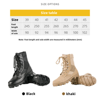 Bottes pour hommes, grandes tailles, chaussures de sécurité, bottes de combat, bottes à la cheville