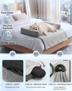 Cama refrescante personalizada para perros, colchoneta transpirable para mascotas, protector grueso para sofá de mascotas, antideslizante, para mantener fresco en verano, para usar en sofá, cama o coche. - Product Image 4
