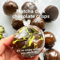 Jouet anti-stress créatif à presser en chocolat noir matcha menthe, enrobé de croquant, pour bricolage, unisexe, pour les 7-14 ans