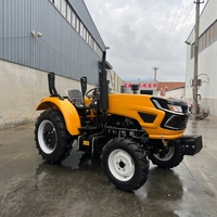 Tracteur agricole diesel multifonctionnel 60 CV 4x4 à transmission par engrenages, haute efficacité, haute productivité, nouveaux produits
