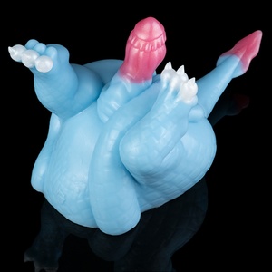 ถ้วยช่วยตัวเองซิลิโคนสองช่องทาง Dragon Valley Fantasy Stroker Azure Dragon Pussy สำหรับผู้ชาย ของเล่นทางเพศสำหรับผู้ใหญ่ ขายส่ง - Product Image 4