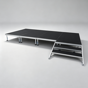 เวทีเคลื่อนที่คุณภาพสูงแบบขายส่ง พร้อมขาตั้ง 4 ขา ระบบเวทีแบบพกพา - Product Image 1
