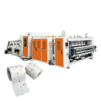 Machine automatique de production de rouleaux de papier toilette économique, ligne de production de papier pour toilettes, machine de laminage de rouleaux maxi 2100 mm