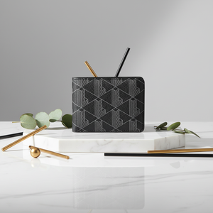 Portacarte <span class=keywords><strong>di</strong></span> Credito <span class=keywords><strong>di</strong></span> Lusso 2026 <span class=keywords><strong>di</strong></span> Alta Qualità per Uomo e Donna, Portafoglio Classico Mini Sottile in PU Rivestito con Chiusura - Product Image 4