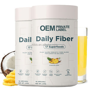 Label pribadi suplemen berat sehat ekstrak tanaman peptida serat makanan l-karnitin vitamin bubuk serat kompleks mineral - Product Image 1