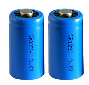 Bateria Primária de Lítio 3 Volt CR123A com Capacidade de 1500mAh a 1300mAh para Eletrodomésticos, Brinquedos, Lanternas e Eletrônicos de Consumo - Product Image 1