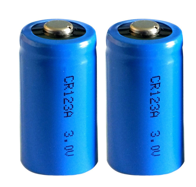 3 Volt CR123A Lithium Primary Battery 1500mAh to 1300mAh Capacity for Home Appliances Toys Flashlights Consumer Electronics