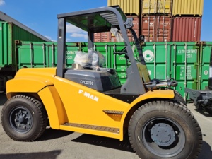 Montacargas Diésel <span class=keywords><strong>CPCD100</strong></span> de 10 Toneladas, Montacargas Contrabalanceado de Servicio Pesado, Carretilla Elevadora de 10t para Almacén y Puerto - Product Image 2