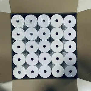 Rouleau de papier thermique pour imprimante, 5 rouleaux de papier thermique 57mm, meilleur prix d'usine