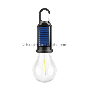 Lámpara Solar LED Vintage con Filamento, Lámpara de Camping Portátil, Recargable por USB, <span class=keywords><strong>Linterna</strong></span> Colgante, Lámpara Impermeable para Exteriores, Iluminación de Jardín - Product Image 2