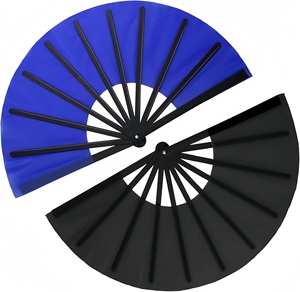 Clack <span class=keywords><strong>Fan</strong></span> thăng hoa gấp nhảy có thể gập lại khoảng trống quạt 13 inch lớn màu trắng biểu tượng tùy chỉnh lươi tay vỗ tay nhấp vào người hâm mộ - Product Image 2