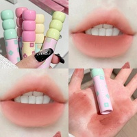 Gloss à lèvres SUSU SKY Milk Mist, fini mat velouté, vegan, ne tache pas facilement, maquillage adapté aux étudiants, vente en gros