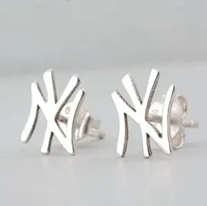 Prachtige Ny Yankees Oorbellen Manchetknopen Voor Yankees Fans Geschenken Voor Hem New York Logo Honkbal Manchetknopen Mannen Accessoire